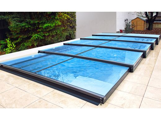 Les abris de piscine plats