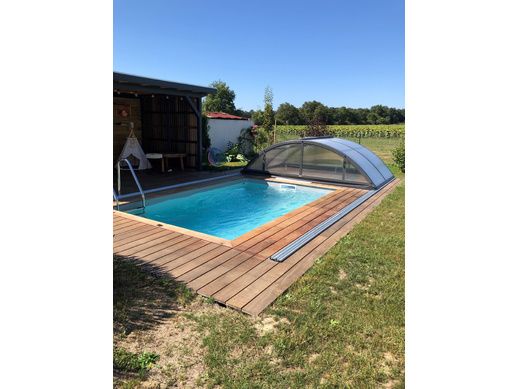 abris piscine semi-haut