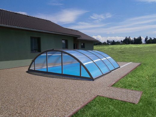 abris piscine semi-haut