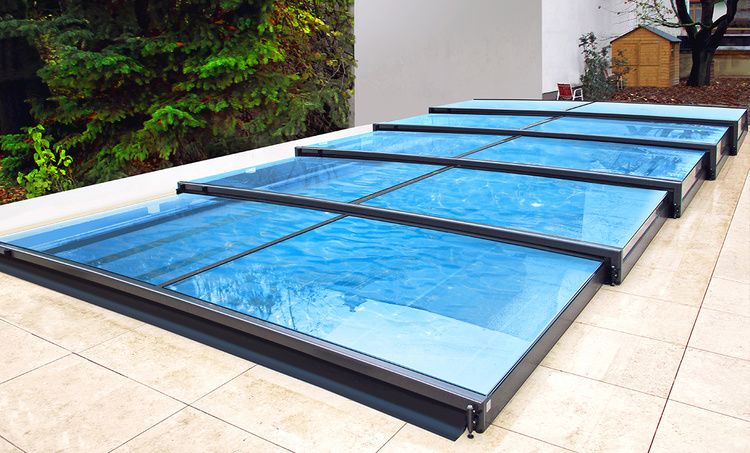 Les abris de piscine plats