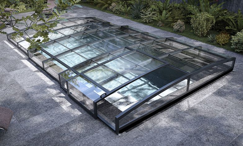 Les abris de piscine sans rail