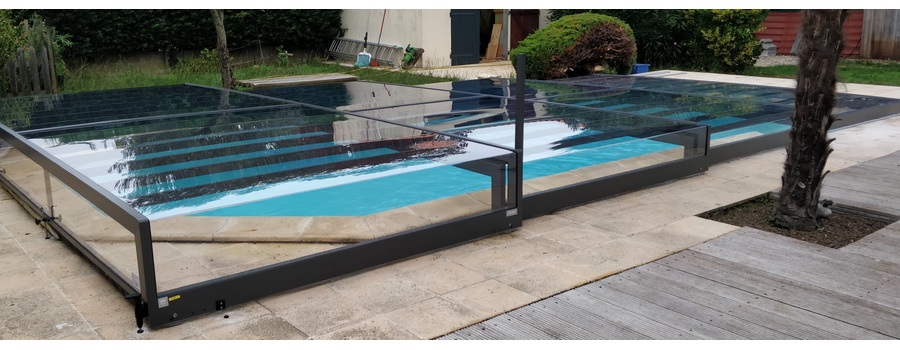 abri de piscine plat en kit